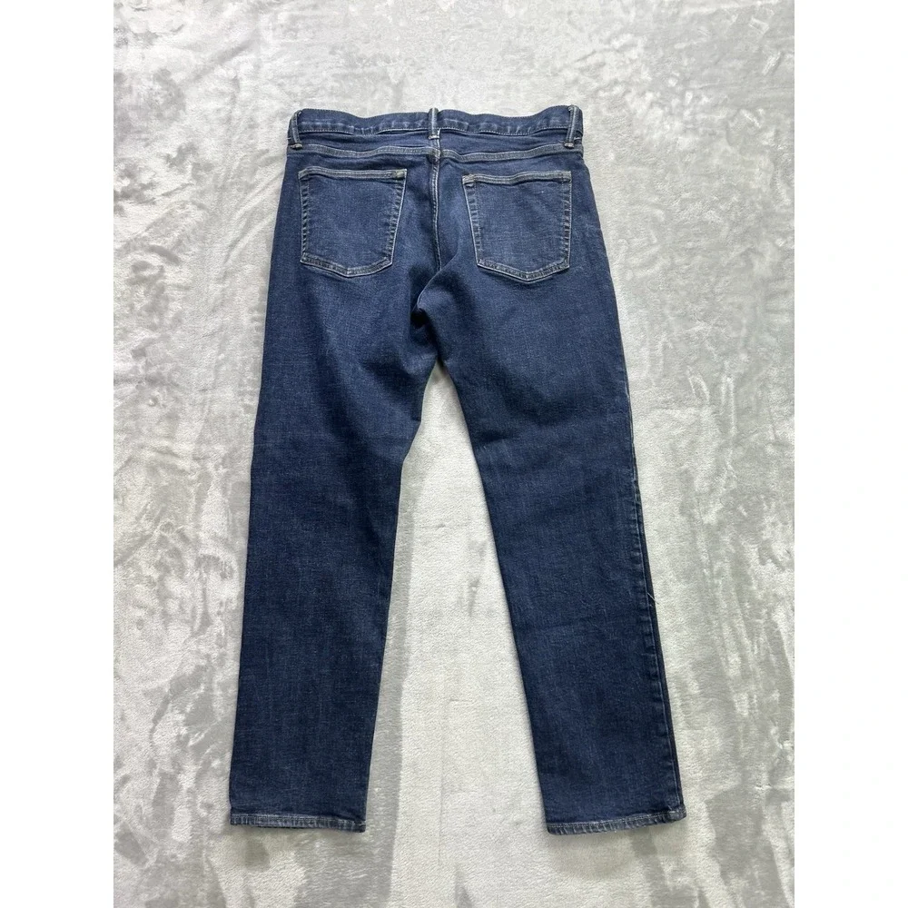 Gap Mens Jeans Size 34x30 Blue Straight Fit Denim Guys Workwear Grunge Western